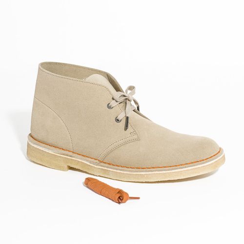 Clarks Sand Suede Desert Boots