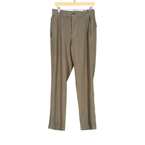 Tapered Pants Olive Polyester