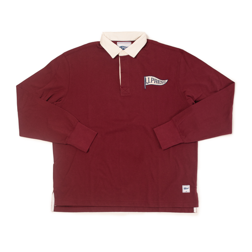 J. Press Rugby Shirt - Burgundy