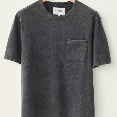 Organic Garment Dyed Tee - Black