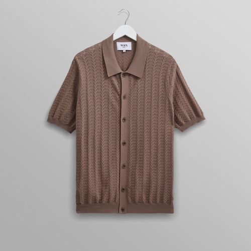 Tellaro Shirt Brown Pointelle