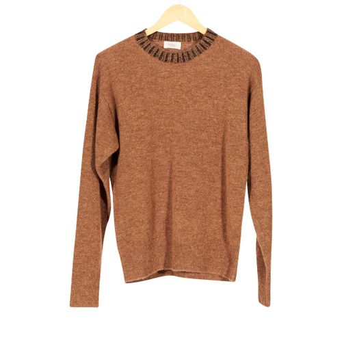 Brushed Wool Sweater Brown