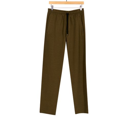 Trouser Coolmax Seersucker Moss Green