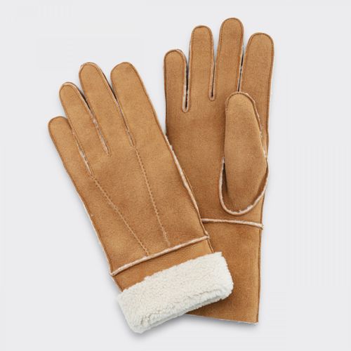 Shearling Gloves : Camel