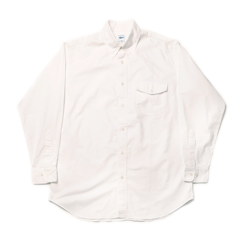 Zephyr Weight Oxford Sport Shirt - White