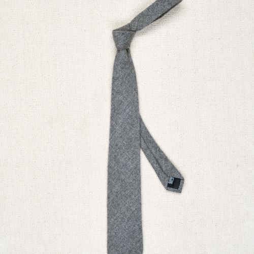 Drake's Grey Cashmere Tie (Pre-Owned)