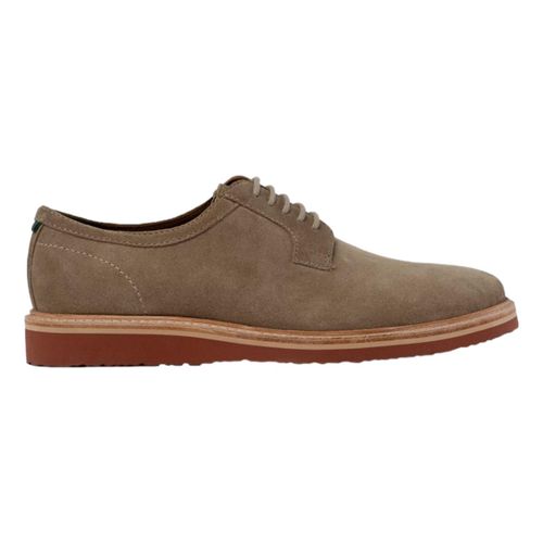 Sanford Plain Toe Blutcher Taupe Suede