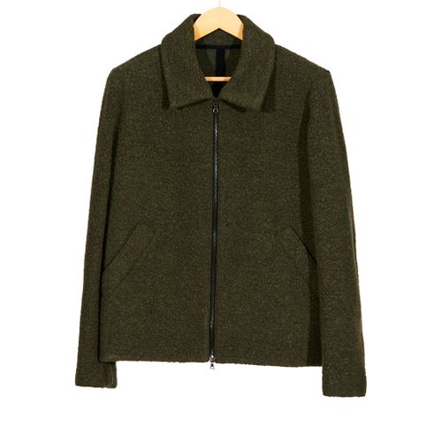 Golf Jacket Boucle Moss Green