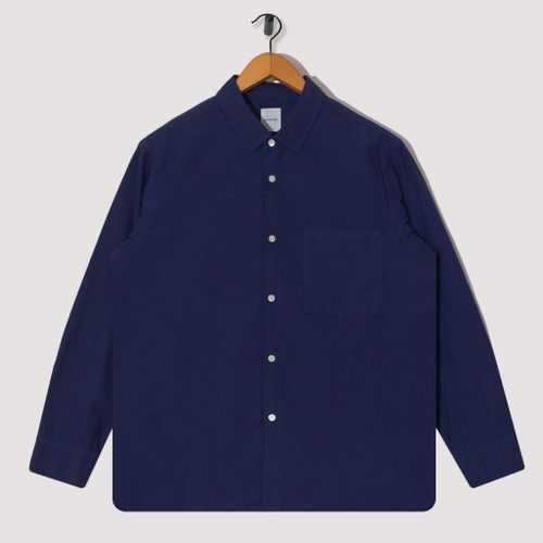 Broadcloth Regular Collar Shirt - Ink Blue