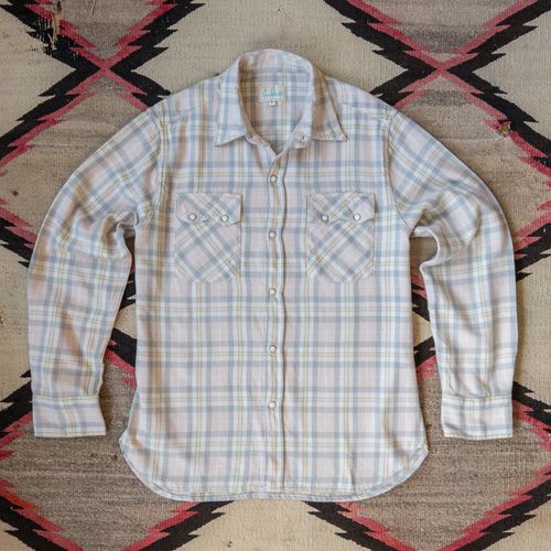 Washed Flannel Pearlsnap Shirt - Abiquiu Sunset