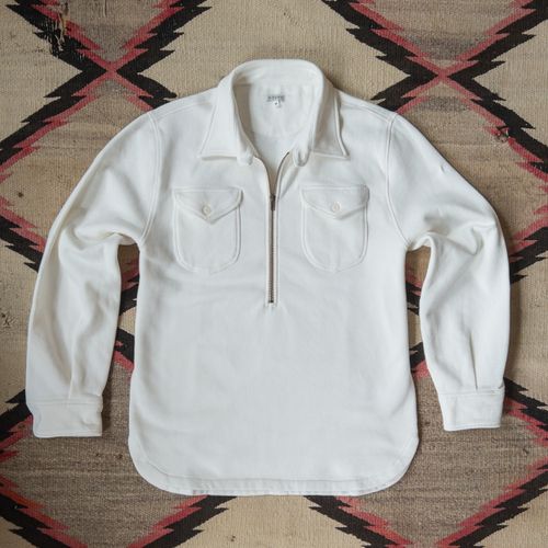 Half-Zip Sweatshirt - Natural