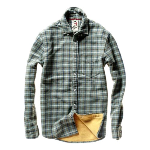 Chamois-Lined Flannel Hazel Grid Plaid