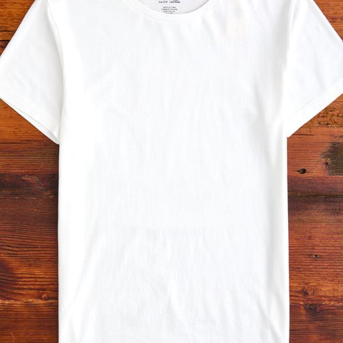 Vintage Knit T-Shirt in White