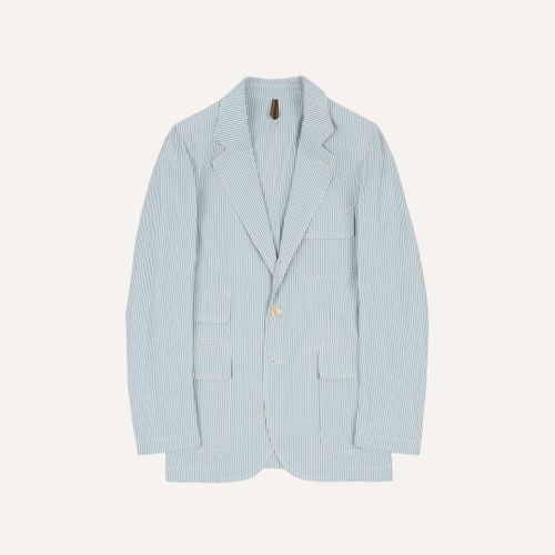 Blue and White Seersucker Games Blazer Mk. IV