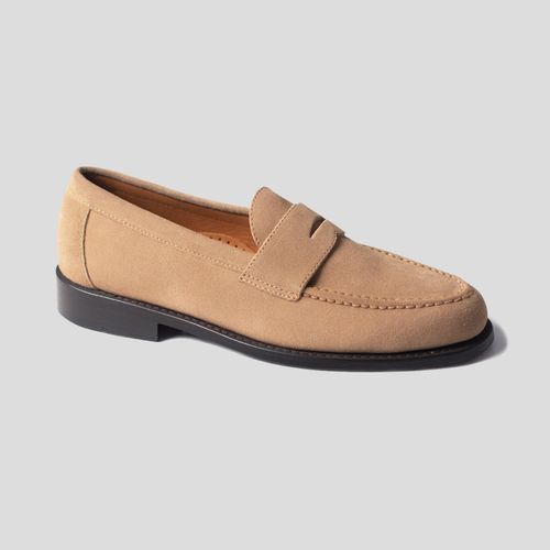 Sebago Beige Suede Loafer