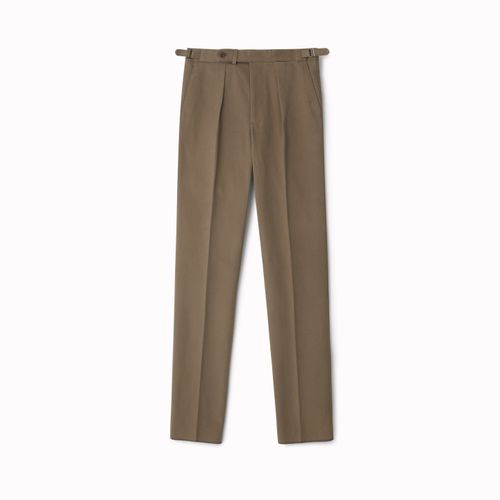 ARNOLD Cotton Trousers Lovat Lovat