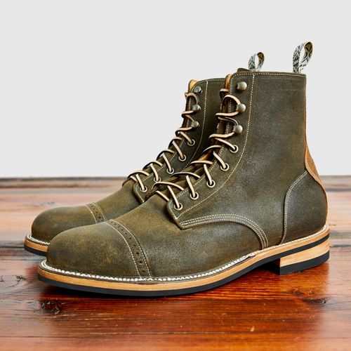 Sierra Boot in Waxed Olive