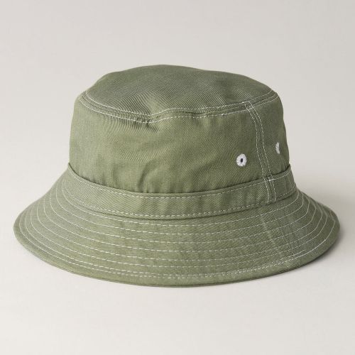 Recycled Bucket Hat - Olive Contrast