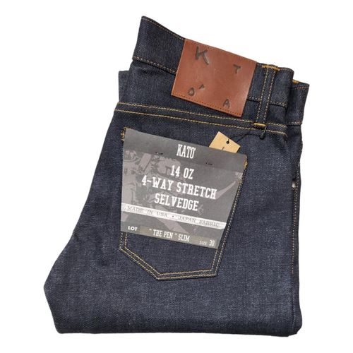 Pen Slim 14oz Indigo Raw Selvedge