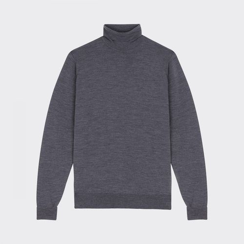 Merino Wool Turtleneck : Charcoal