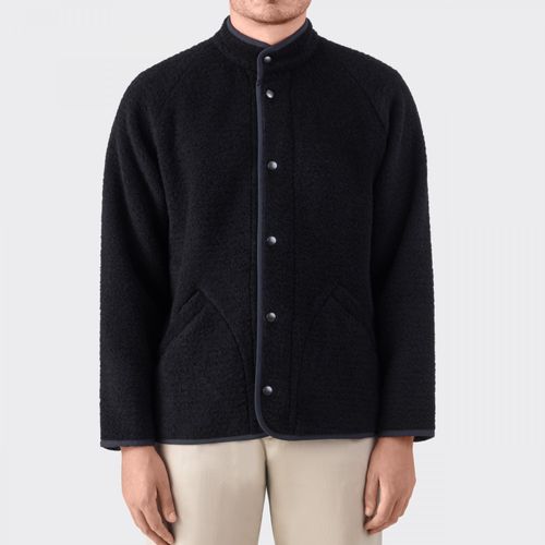 “Contour” Wool & Mohair Jacket : Black