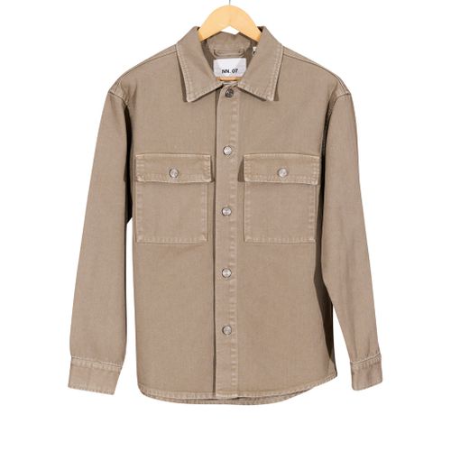 Roger Khaki Stone Overshirt