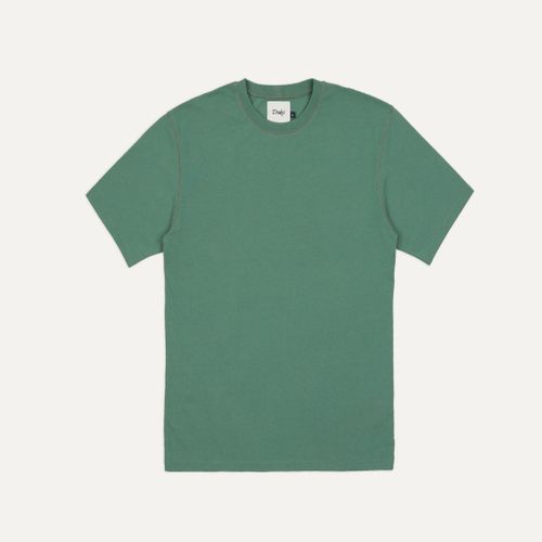 Sage Green Cotton Crew Neck Hiking T-Shirt