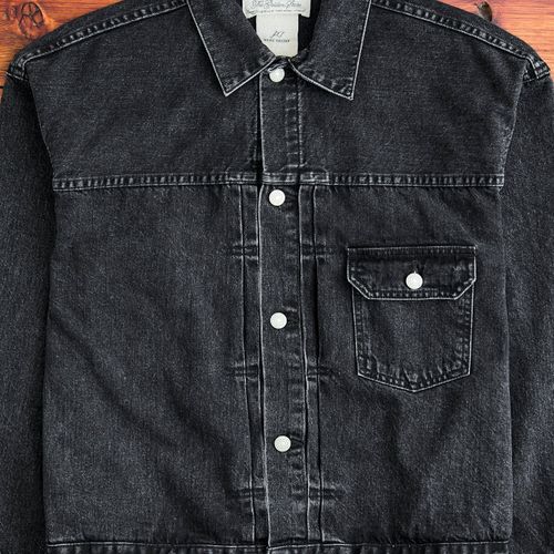 Denim Type-1 Jacket in Stonewashed Black