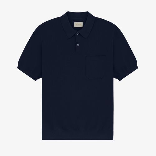 Short-Sleeve Knit Polo