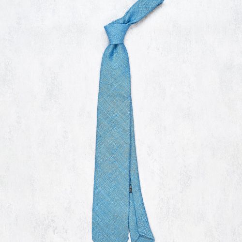 Drake's Light Blue Silk Tie (NOS)