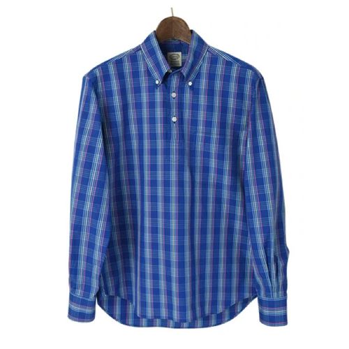 Kamakura Vintage Ivy Broadcloth Button Down- Blue