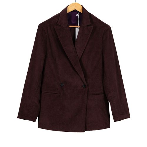 Darwin Blazer Plum Cotton Corduroy