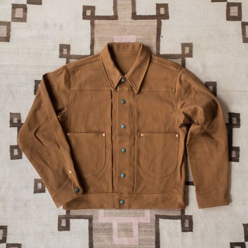 Bay Brown Bedford Cord Ranch Jacket