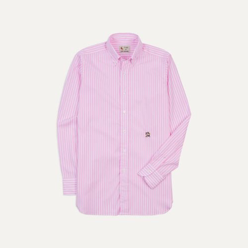 ALD / Drake's Striped Poplin Shirt