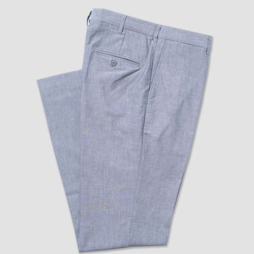 Navy Chambray Pant - Classic Fit