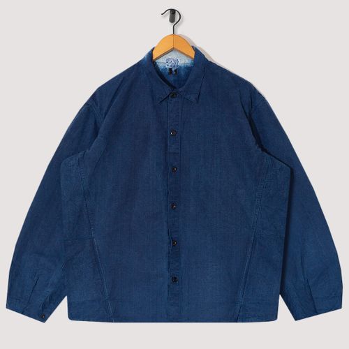 Double Cuff Mandolin Pocket Shirt - Achilles Heel Indigo