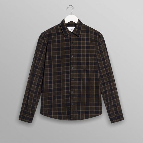 Shelly Shirt Black/Khaki Cord