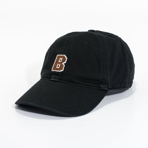 Brown University Needlepoint Hat - Black