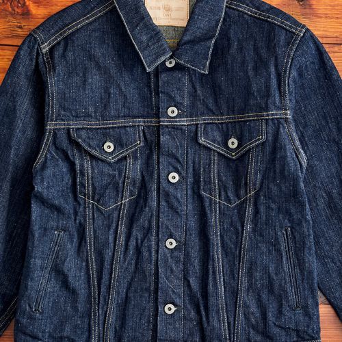 02527P "Kiwami" 16oz Natural Indigo Selvedge Denim Jacket