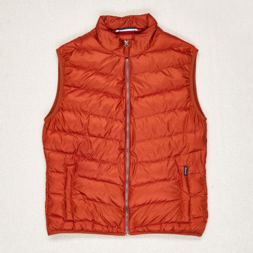 Faconnable Orange Down Vest (Pre-Owned)