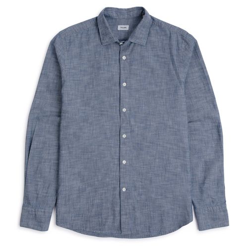 Trunk Austin Japanese Chambray Shirt: Dark Blue