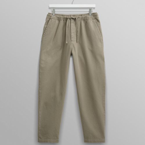 Kurt Trousers Light Khaki Twill Longer Leg