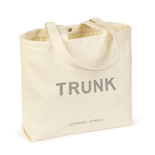 Trunk Cotton Canvas Shopper: Off White