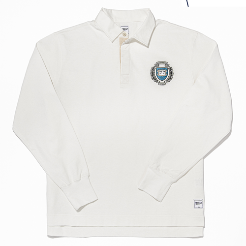 Yale Rugby Shirt - White