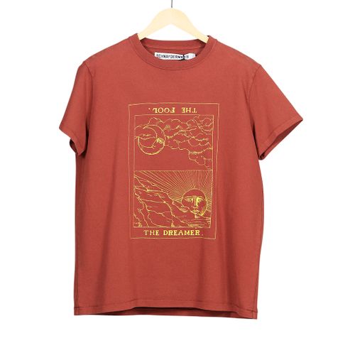 Dreamer Print T-Shirt Rust