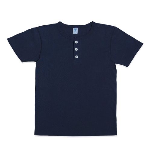 S/S Henley Tee / Navy