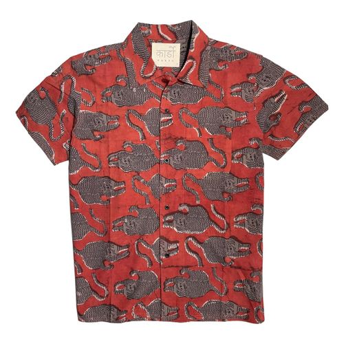 Chintan Short Sleeve Shirt Chocolate