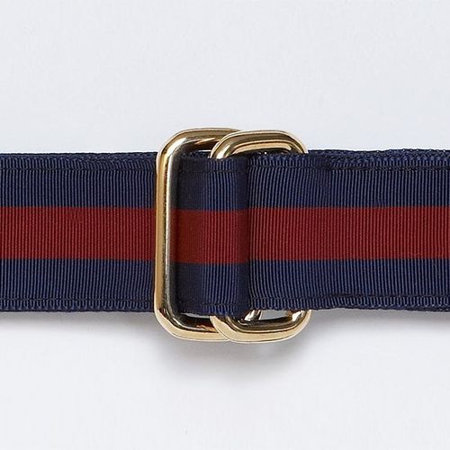 Navy/wine Ribbon Belt