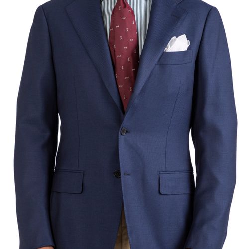 The Armoury Model 3 Blue Dormeuil Wool Sport Coat (NOS)