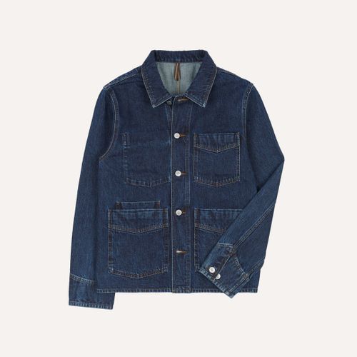 Stone Wash Denim Work Jacket